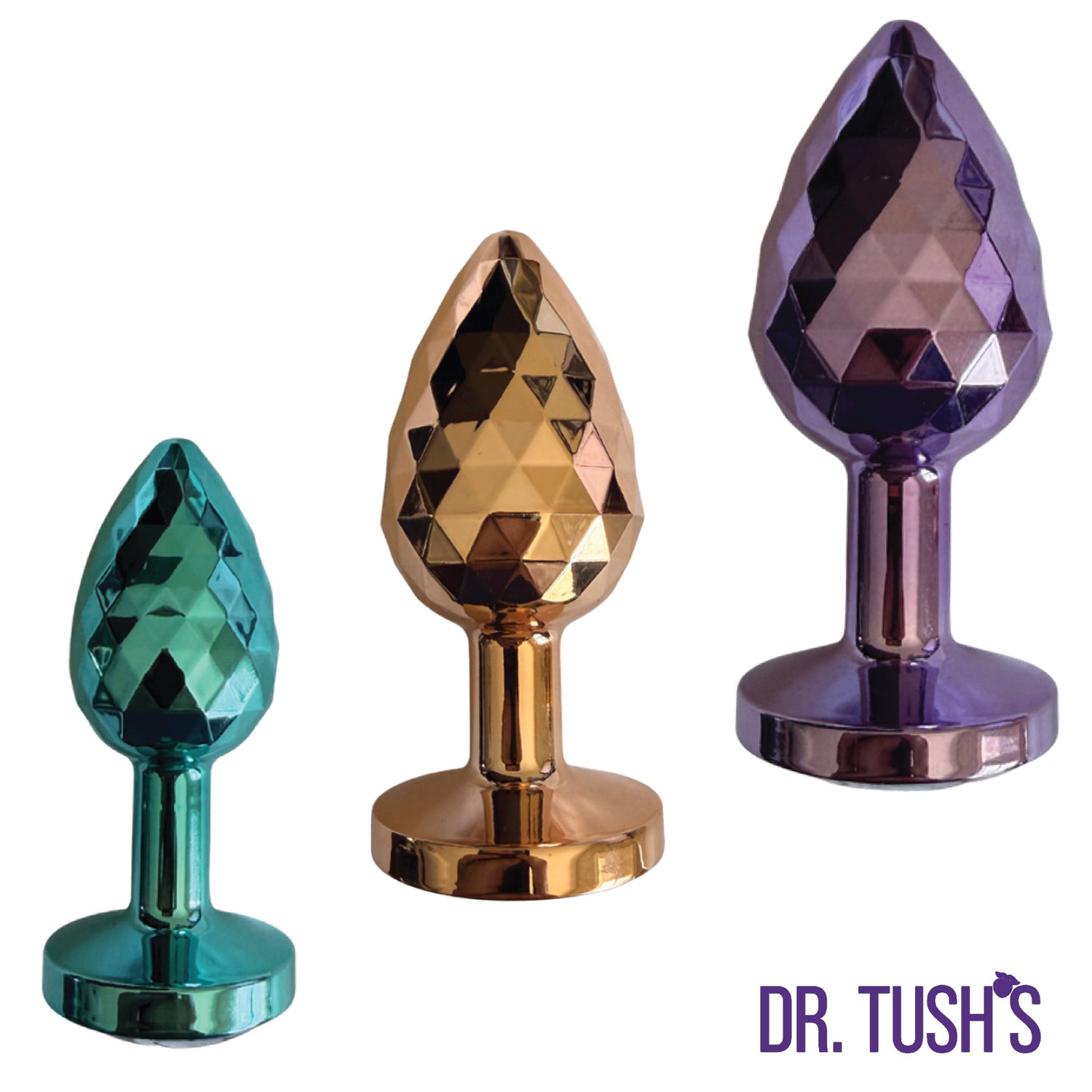 Dr. Tush’s Dragon Pearls – Progressive Metal Anal Plug Set (Small • Medium • Large)
