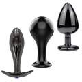 Dr. Tush’s The Bad Decisions Anal Plug Set – T-Bar, Round & Teardrop
