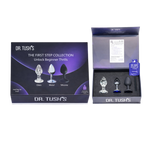 Dr. Tush's product packaging for 'The First Step Collection' on a white background