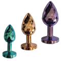 Dr. Tush’s Dragon Pearls – Progressive Metal Anal Plug Set (Small • Medium • Large)