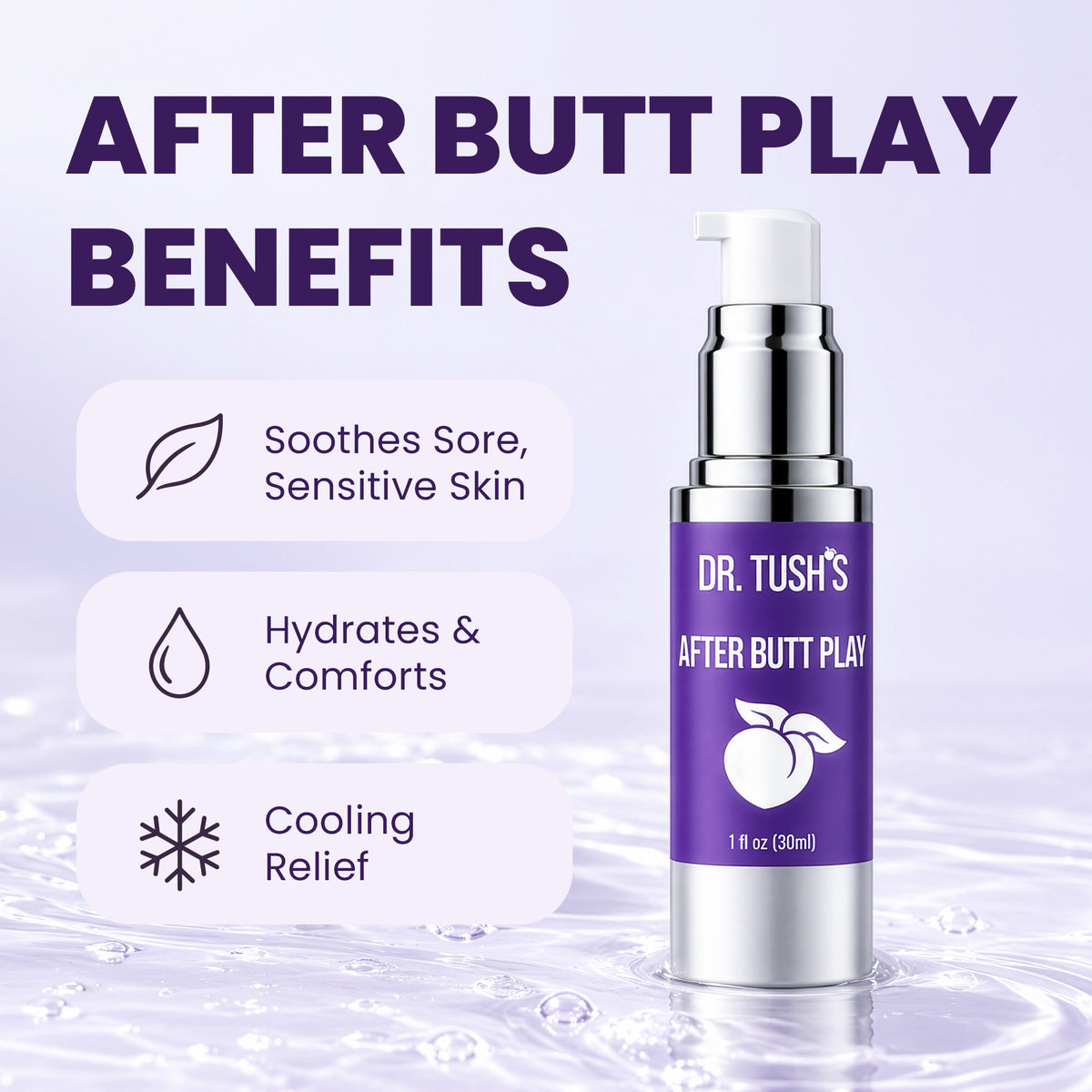 After Butt Play benefits graphic