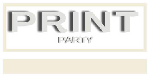 Print Party collaboration logo