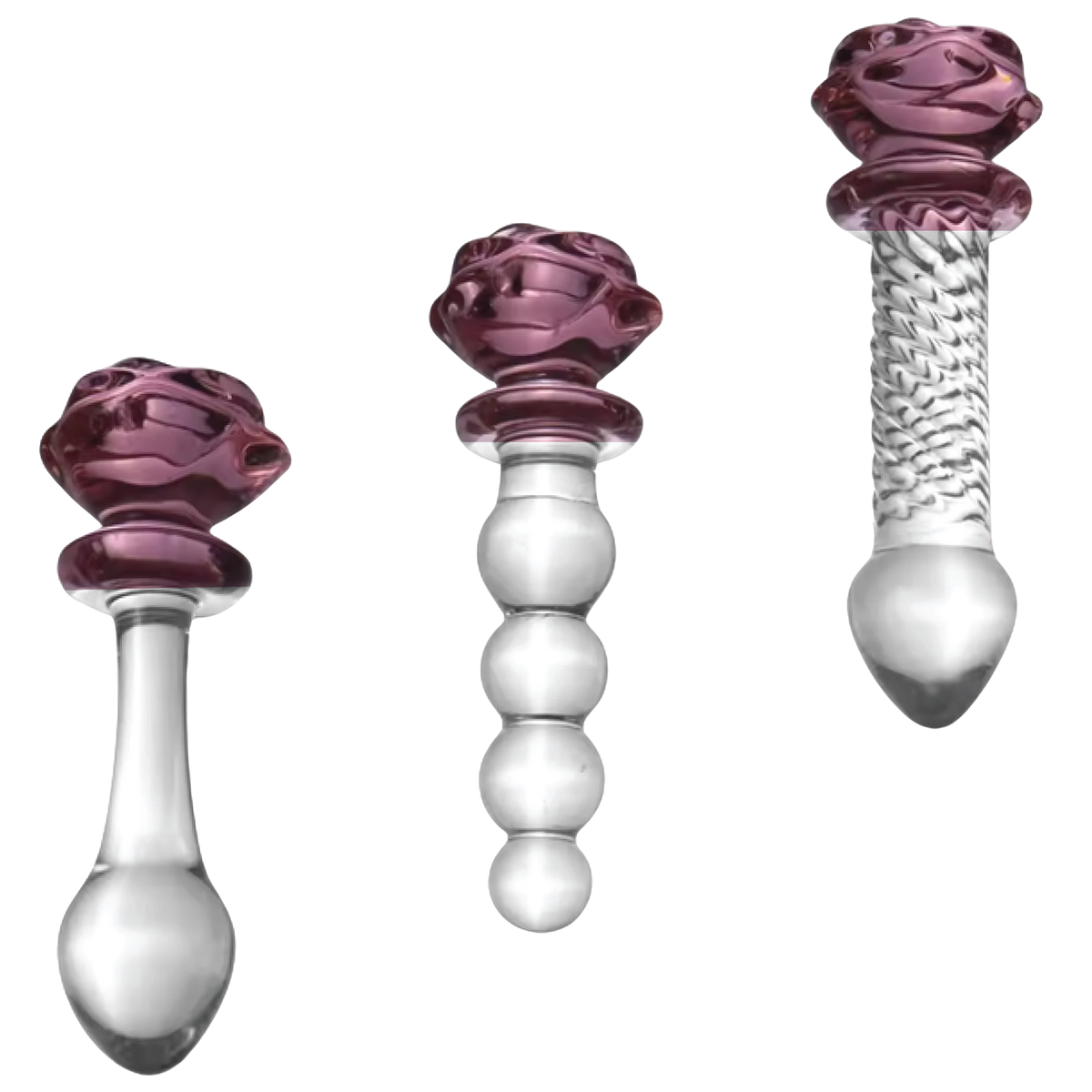Dr. Tush’s The Sacred Rose Anal Plug & Dildo Trio